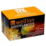 Ланцети за убождане Wellion SafetyLancets 28G